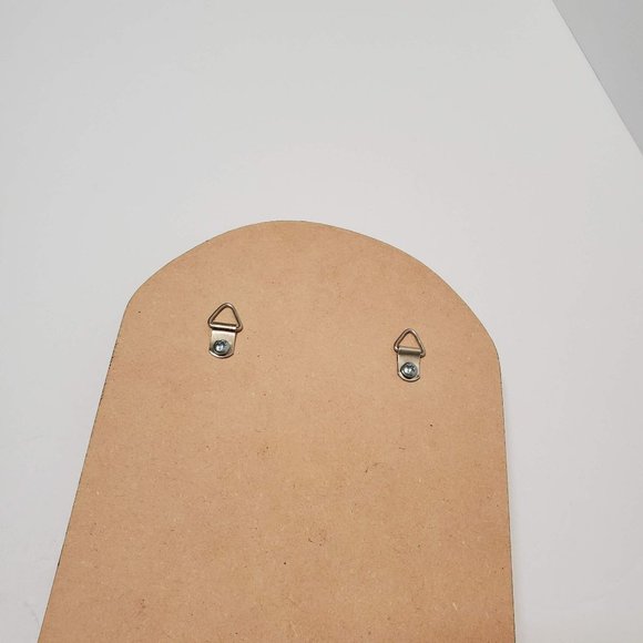 Dog Leash Hook Holder Hanger, You'll Never Walk Alone, Hand Painted Signed Smith - Picture 4 of 6